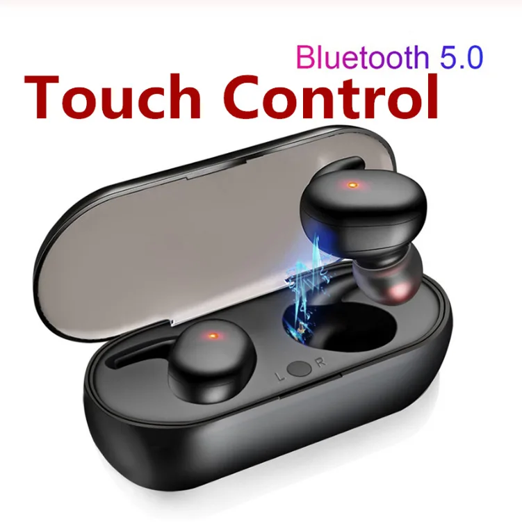 

Y30 Bluetooth Headphones 5.0 Touch TWS Binaural Stereo In-ear Noise Reduction True Wireless Headset with Charging Compartment