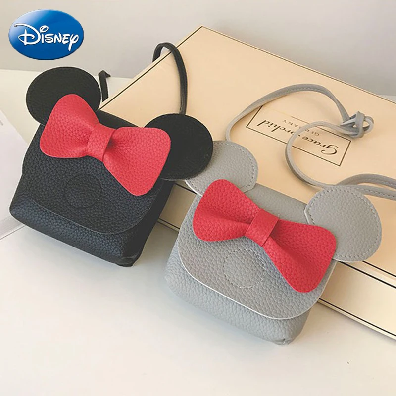 Disney Микки Маус Мини сумка мультфильм Женская PU Досуг модный ранец шоппер леди
