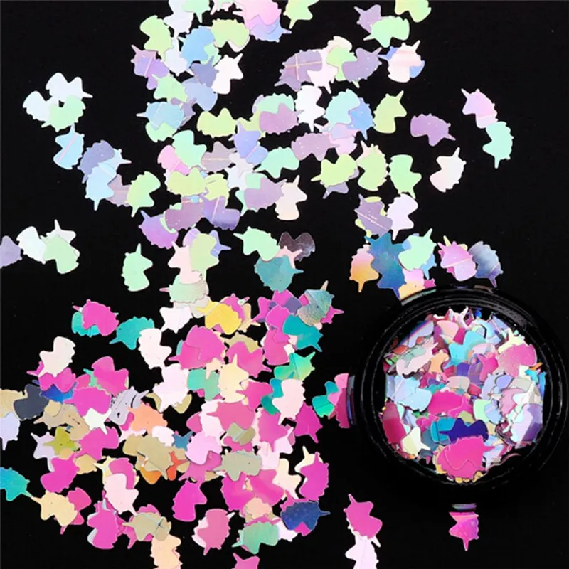 Новый 5000 шт Нейл-арт в домашних условиях смешанный с блестками 3 мм виде сердца и