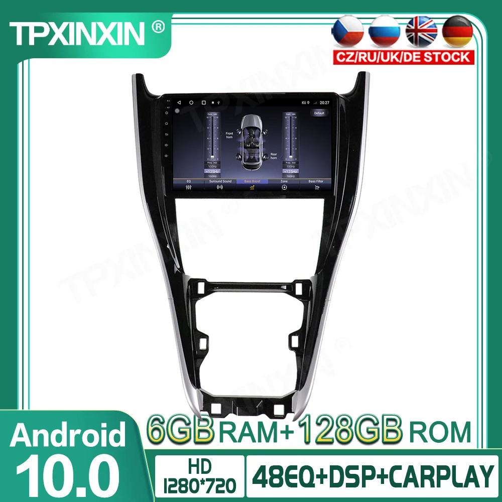 

4+64G Android 10.0 For Toyota Harrier 2010-2017 Car Multimedia Player GPS Navigation Headunit Radio Audio Stereo Tape Recorder