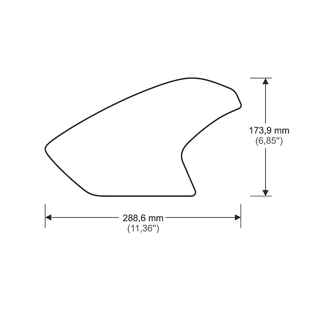 Для BMW R1200GS устройство локального контроля, от 13 до 20 R1250GS LC 18-20 R 1200 1250 GS LC мотоцикл Non-slip стороне наклейки для топливного бака Водонепроницаемый коврик для резины (art.: 3920b5a19cdab) - 3920b5a19cdab