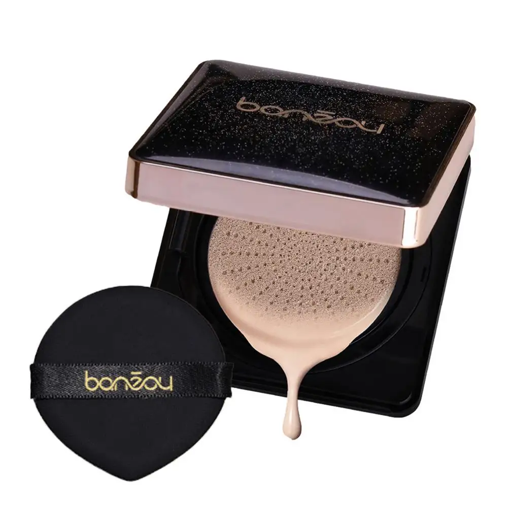 

BB Air Cushion Foundation Mushroom Head Concealer Whitening Makeup Cosmetic Waterproof Brighten Face Base Tone Free Refill