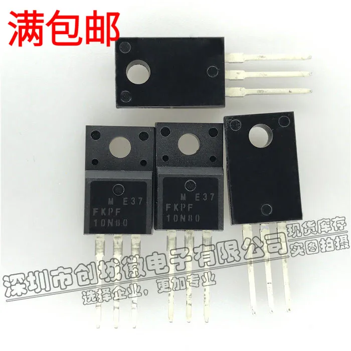 

5 шт./лот FKPF10N80 FQPF10N80C 10A/800V 10N80