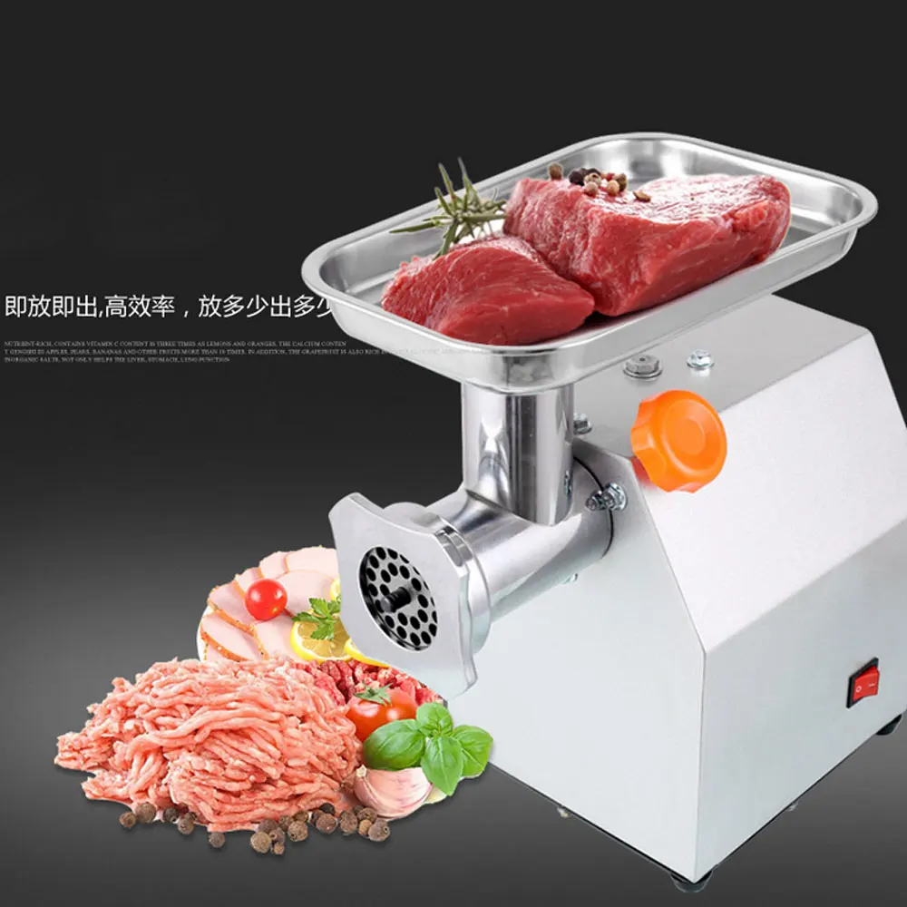 Электрическая мясорубка из нержавеющей стали 600 Вт колбасная машина 220 В
