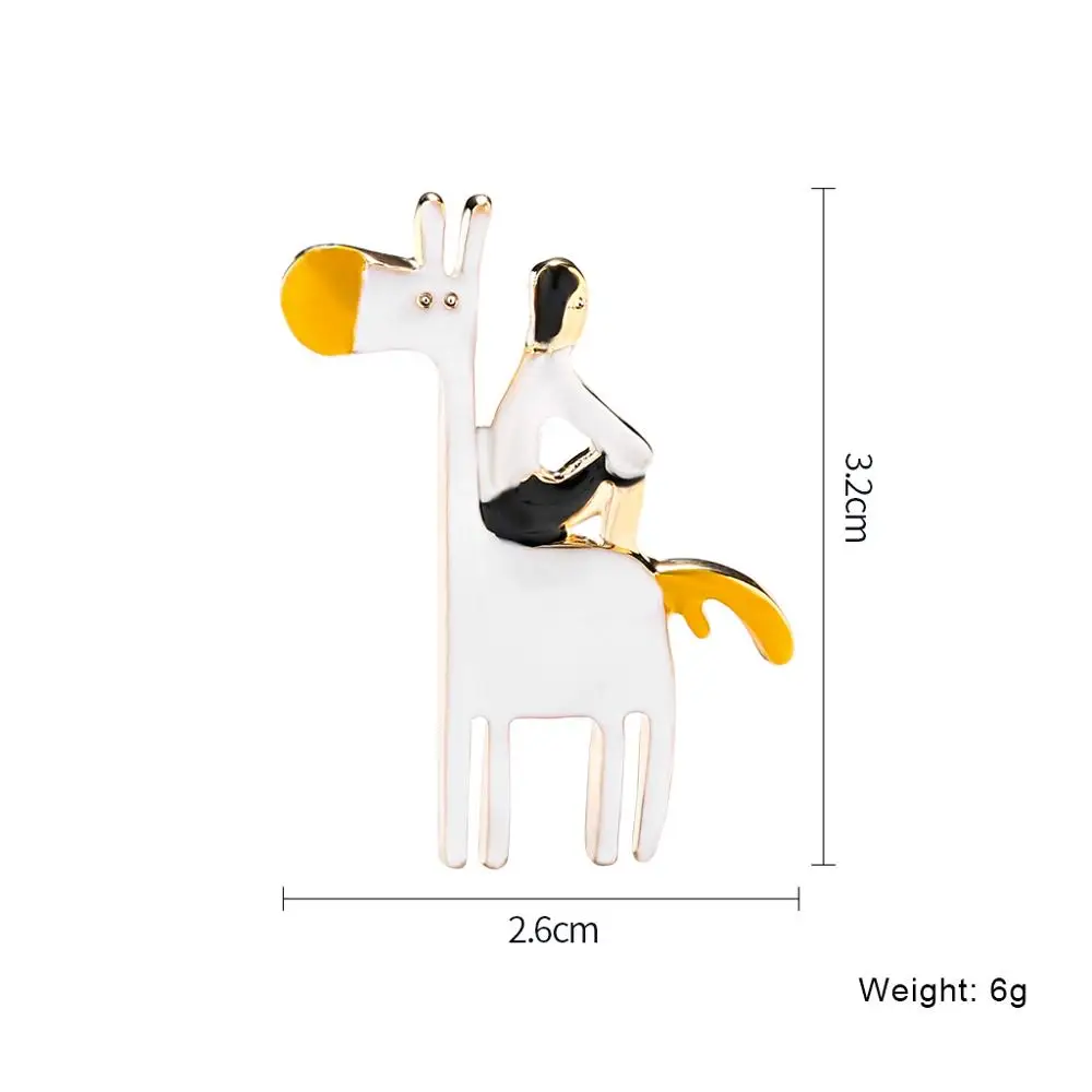 3 шт./партия модные эмалированные броши в виде животных 2019 женская мужская