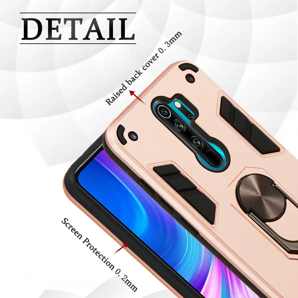 Роскошный магнитный автомобильный держатель чехлы книжки для Redmi Note 8 Pro мягкий