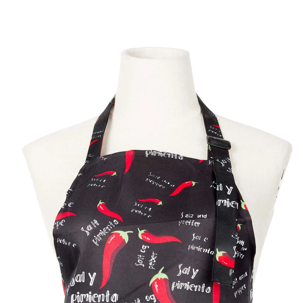 Регулируемый узор повара фартуки официанта кухня поварский фартук платье с