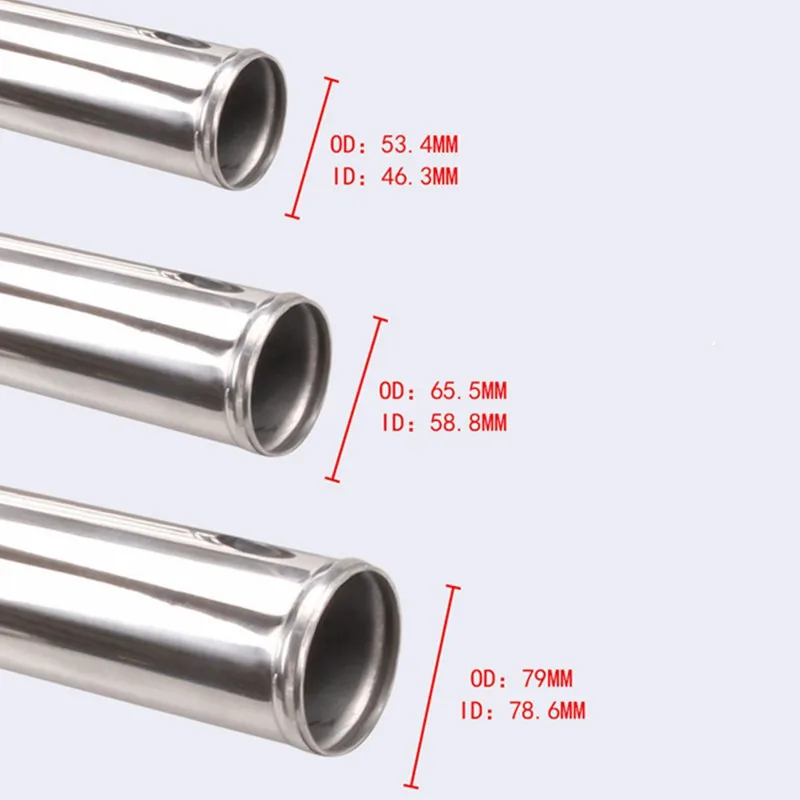 Комплект трубопроводов для интеркулера труб Универсальный алюминиевый