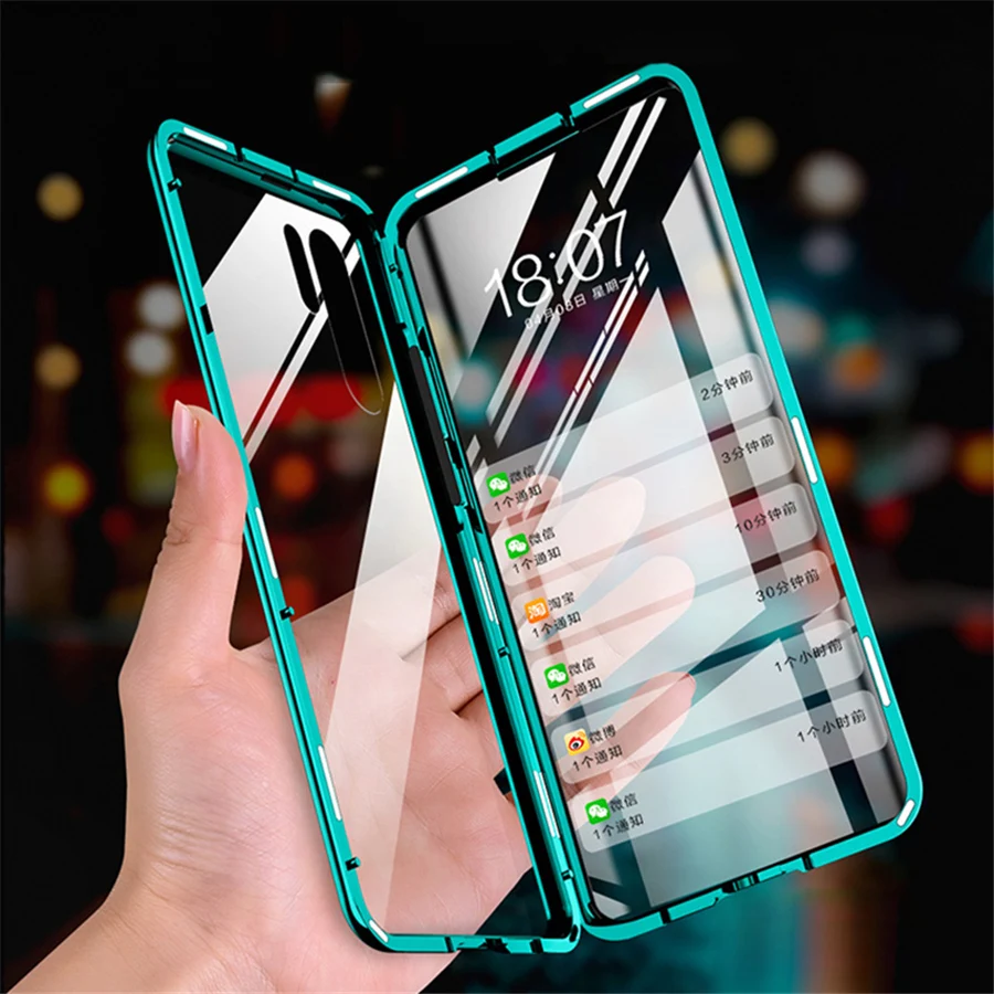 Магнитный металлический чехол для Huawei Mate 30 20 P40 P30 P20 Pro Honor 10 Lite 9X 8X Nova 7i 5T Y9 Prime Y9s P Smart