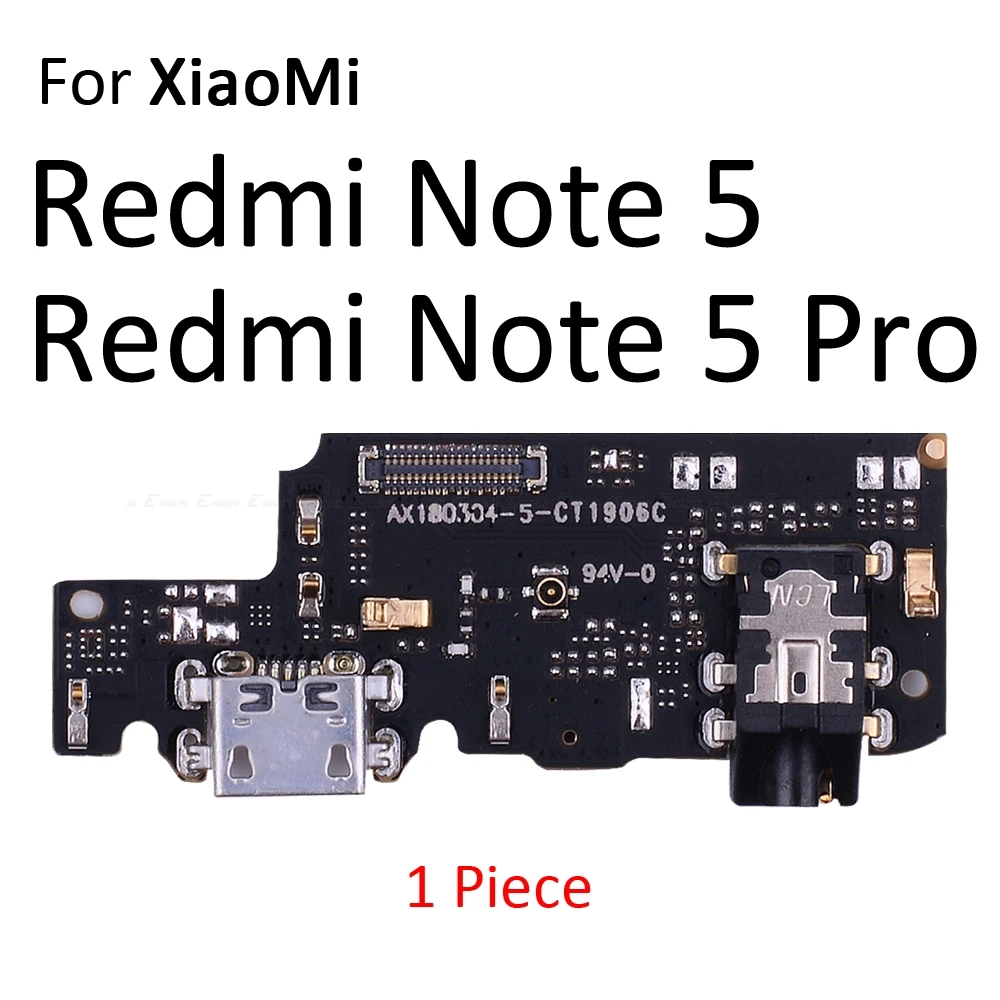 Зарядная док-плата с разъемом питания и гибким кабелем для XiaoMi PocoPhone F1 Redmi Note 7 6 5 Pro Plus 7A 6A S2 - Цвет: For Redmi Note 5