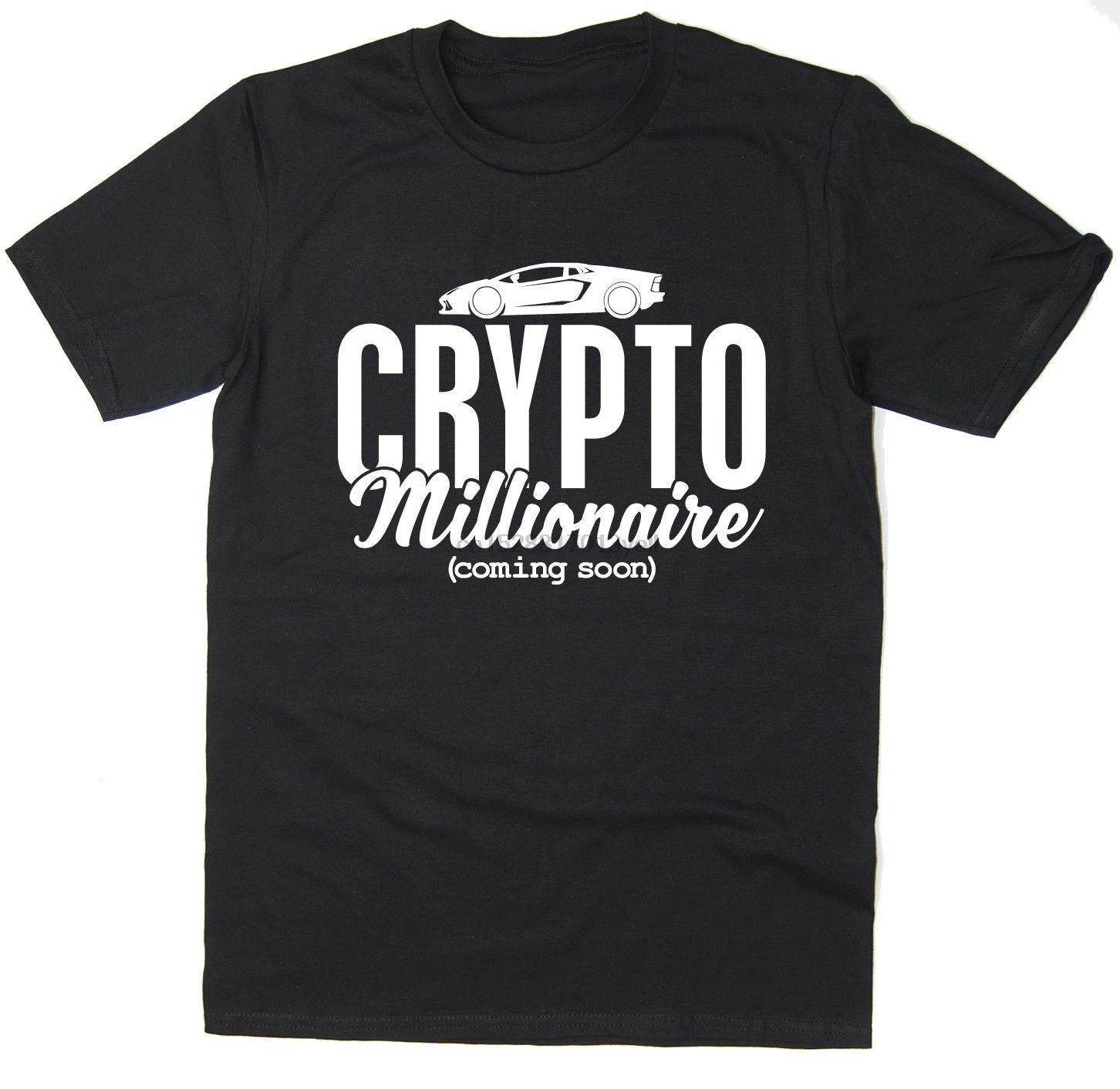 2018 летняя модная футболка с коротким рукавом криптомиллионером BTC ETH LTC Bitcoin 6