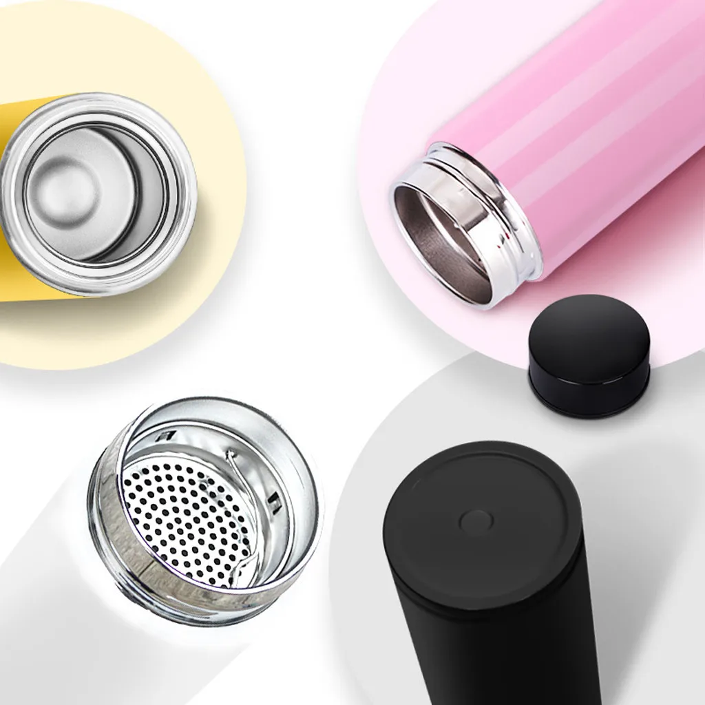 Мини кружка для воды креативная бутылка напитков из нержавеющей стали с двойными