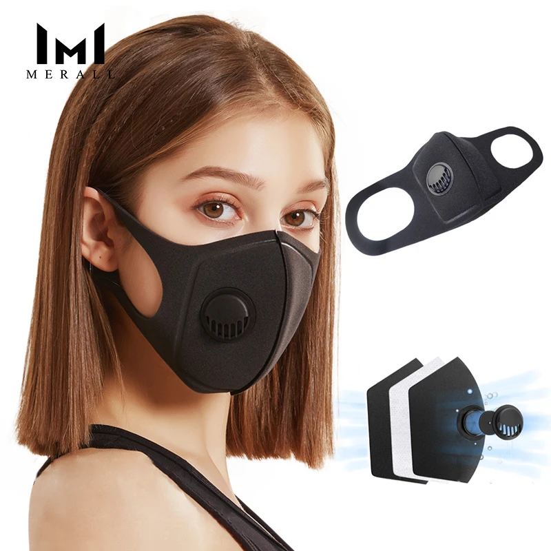 1 шт. многоразовая маска для лица с фильтром из активированного угля|Маски| |