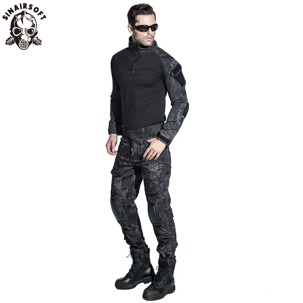 SINAIRSOFT Военная Тактическая охотничья форма BDU Мужская Пейнтбольная с