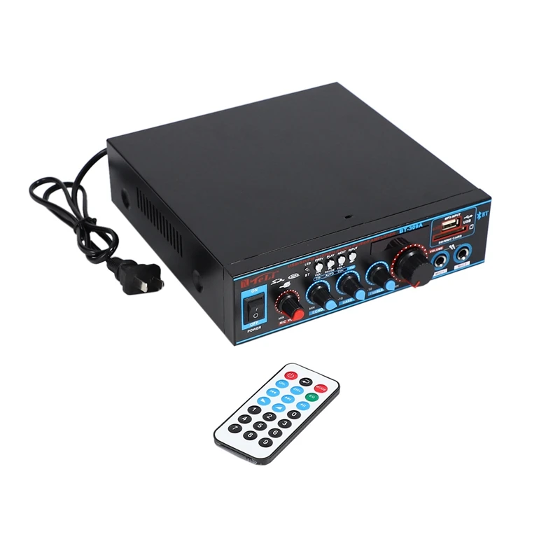 800W аудио Мощность усилитель с вилкой формата US 12/220V 2 канала мини Hi-Fi Беспроводной