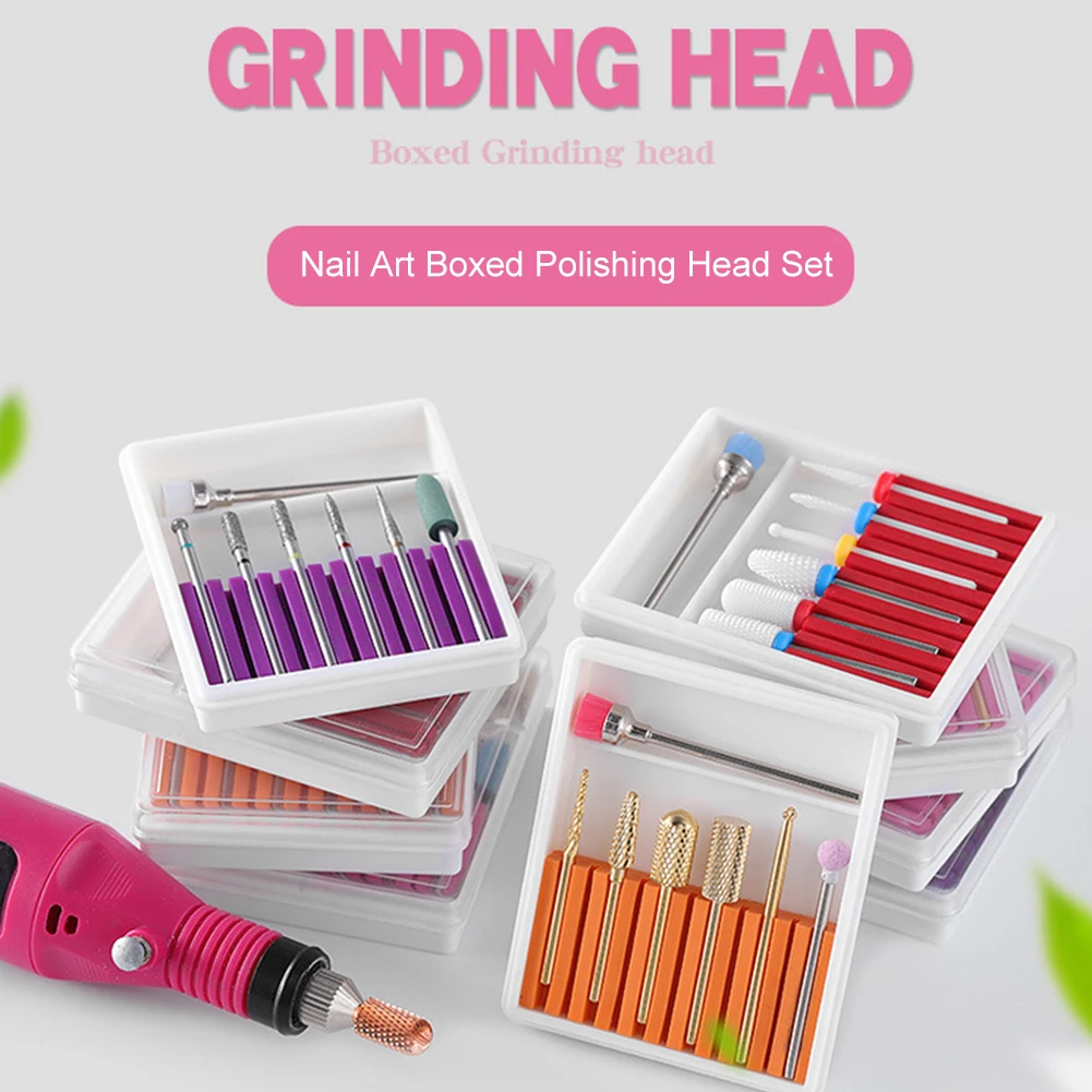 

Grinding Tungsten Steel For Electric Machine Milling Cutter Polishing File Portable Professional Nail Drill Bits Set Manicure