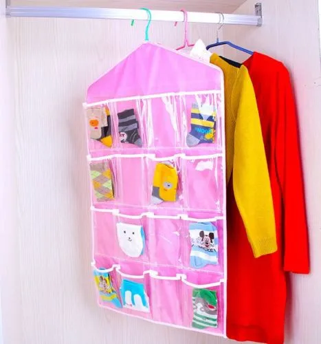 16 Карманов прозрачная вешалка для обуви|Сумки вещей| |