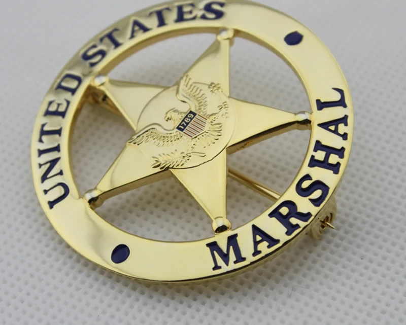 Классический значок маршала США копия Фильма Prop pin Badge|Значки| |