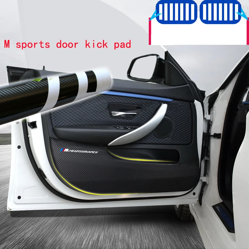 Наклейка из углеродного волокна для автомобильной межкомнатной двери наклейка