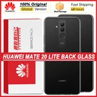 100% оригинальный задний корпус для HUAWEI Mate 20 Lite задняя крышка батарейное стекло для Mate20 Lite задний корпус с объективом камеры