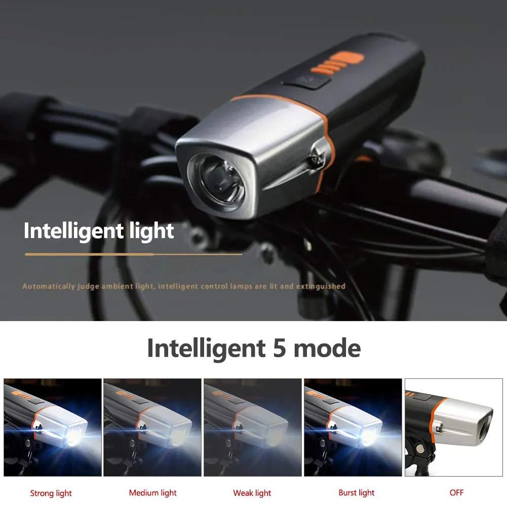 Фсветильник велосипесветильник ный аккумуляторный 6 режимов свечения | Спорт и