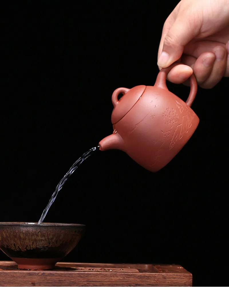 

etera Chinese Yixing Clay Teapot Zisha Infuser Kung Fu Tea Set 140ml New Arrived Famous Handmade Pot High Quality With Gift Box