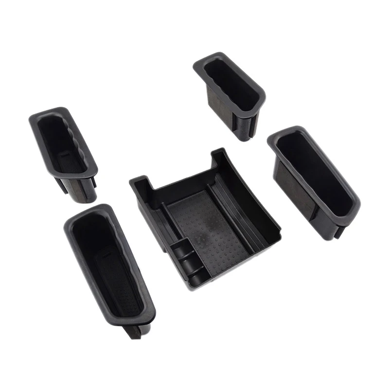 

for Volvo S60 V60 XC60 2010-2017 Side Door Storage Box Door Handle Armrest Pocket Center Console Storage Tray