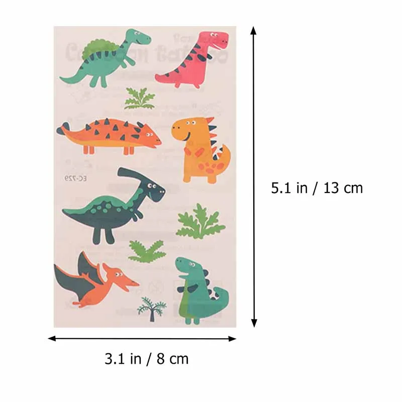 1 шт. милые и веселые детские наклейки на татуировку динозавра водонепроницаемые