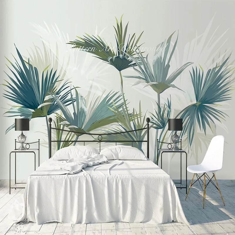 Пользовательские 3D фото обои ручная роспись скандинавский тропический лес банан