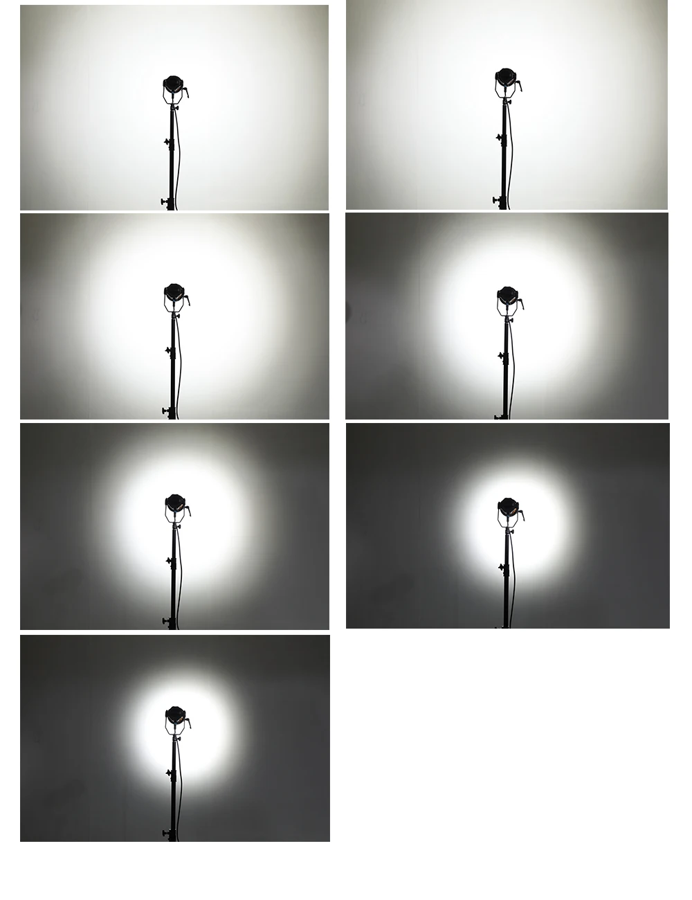 

Falcon Eyes P-12 P12 120W Bowens Mount Daylight LED Continuous Spot Light Photography Light Adjustable Focus Length Fill Light