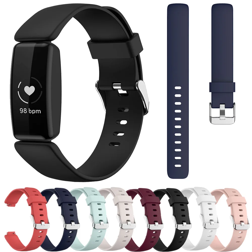 

Умный Браслет для Fitbit inspire 2, спортивный силиконовый ремешок, сменный ремешок для часов, браслет для часов