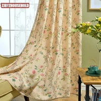 modern curtains for living dining room bedroom idyllic american country style polyester printed curtain stylish modern tulles