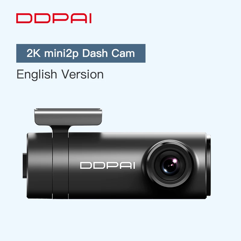 mini2p DDPai Mini2P Автомобильный видеорегистратор без искажений 2K Ultra HD 1440P Автомобильный видеорегистратор широкий динамический диапазон 140 ° широкоугольный объектив g-сенсор WiFi - Название цвета: mini2p