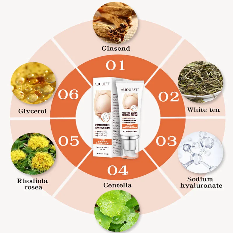 Крем Auquest Для Удаления растяжек крем для снятия рубцов живота ног ягодиц шрамов