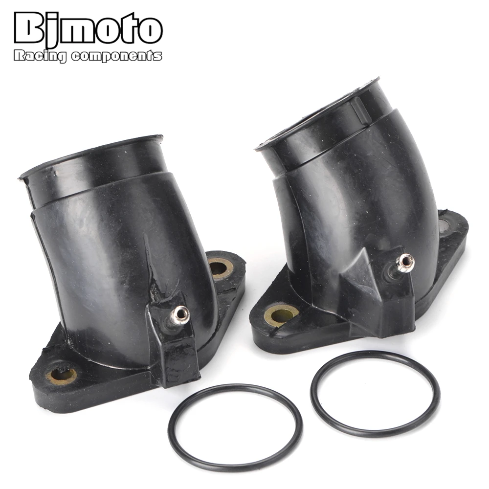 

Pair Motorcycle Carburetor Intake Manifold Rubber Interface Adapter For Yamaha XVS400 DRAG STAR 1996-2008 XVS650AT 2003-2013
