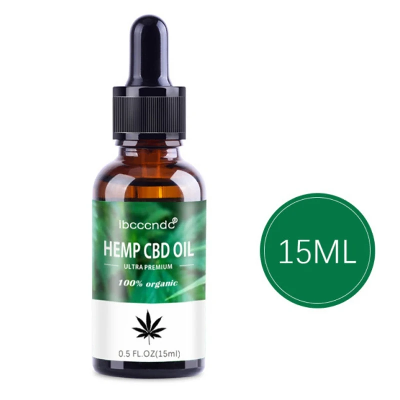 15ml1000mg Конопляное масло массажное масло успокаивает давление боль улучшает сон соскабливание ног ванна Ароматерапия масло - Цвет: 15ml1000mg