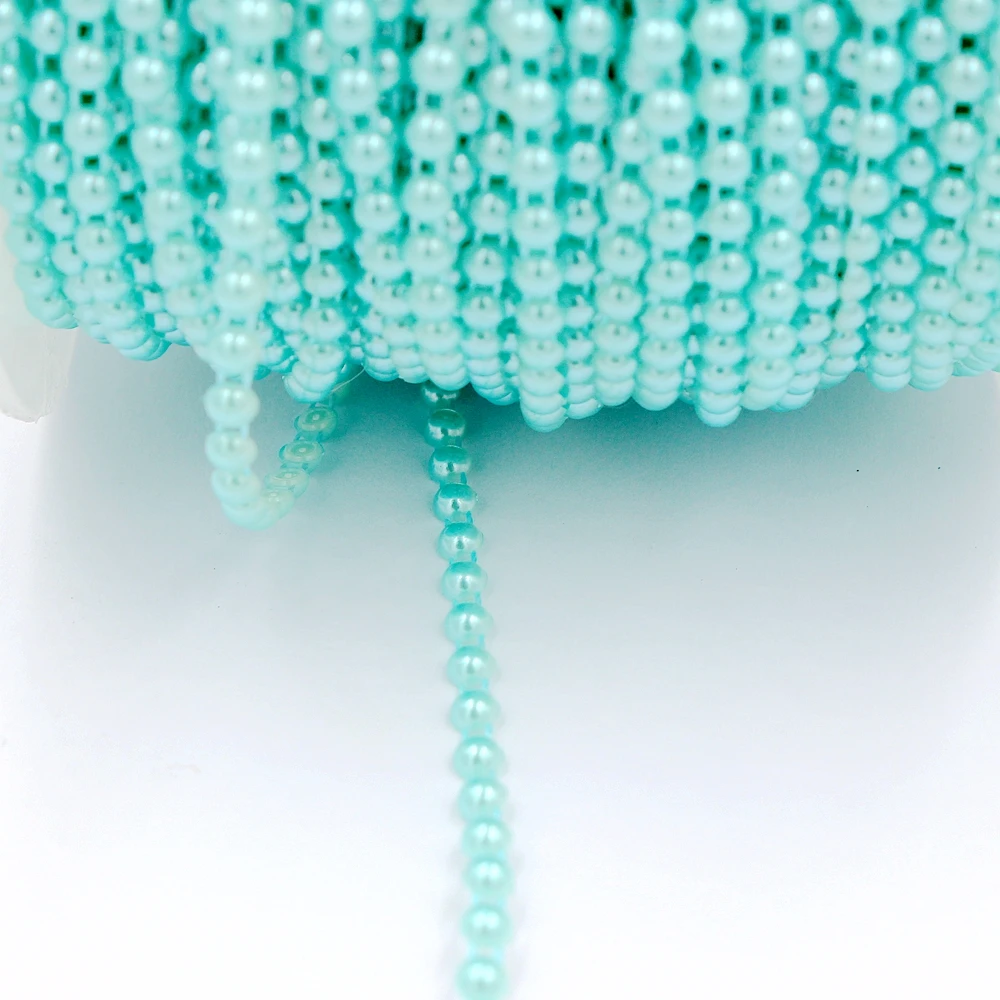 Полукруглые бусины с имитацией жемчуга 5 метров 4 мм 8 цветов|half round|imitation pearl beadsfor diy