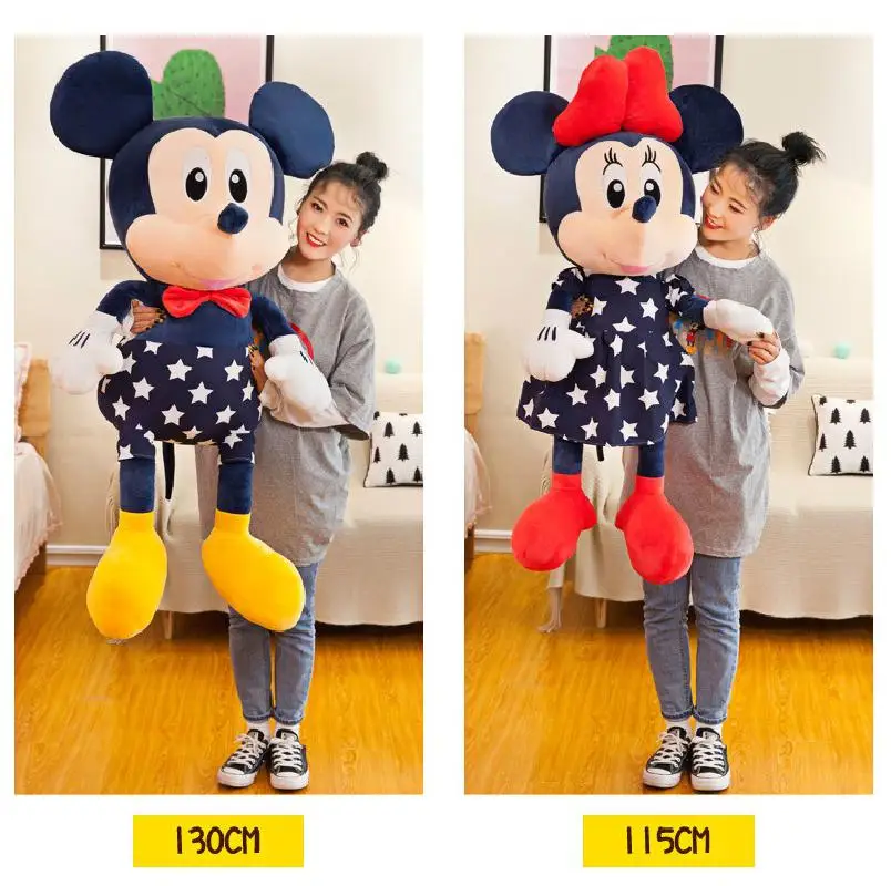 

Disney Mickey Mouse Minnie Animal Stuffed Plush Toys Cartoon Princess Cotton Doll Birthday Gift Children Girl Kid New Year Gift