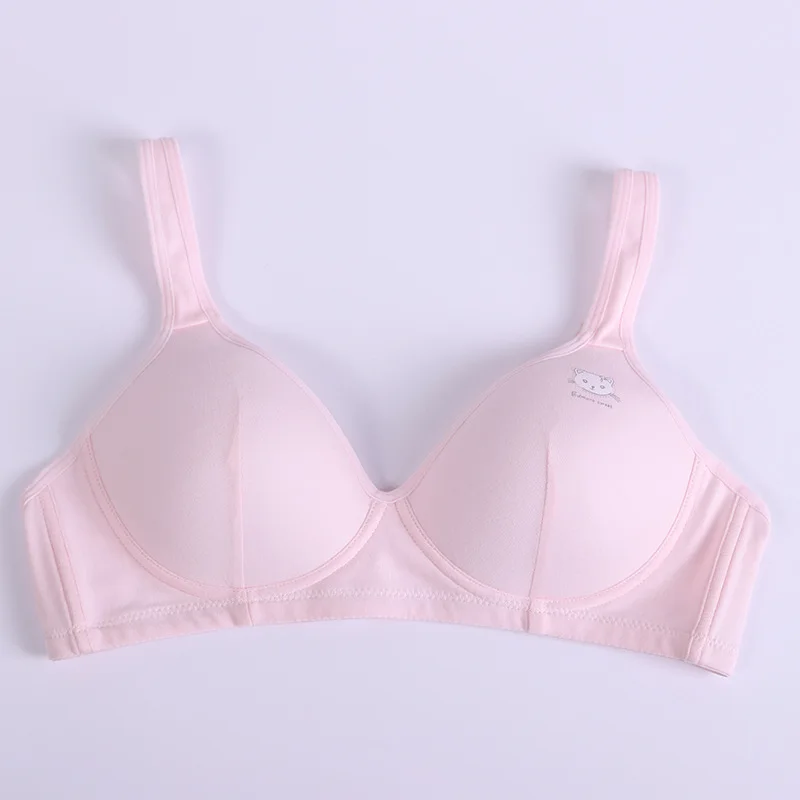 503 Pink Дизайн; тренировочный бюстгальтер для девочек-подростков 12-18 лет; милое нижнее белье для девочек-подростков; бюстгальтер; тонкий - Цвет: 503 Pink