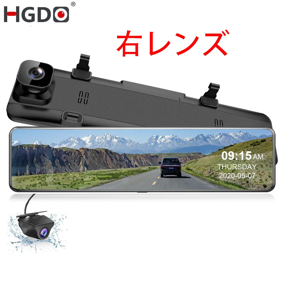 HGDO12 &quot4K Автомобильный видеорегистратор 2160P Sony IMX415 камера в зеркале заднего вида