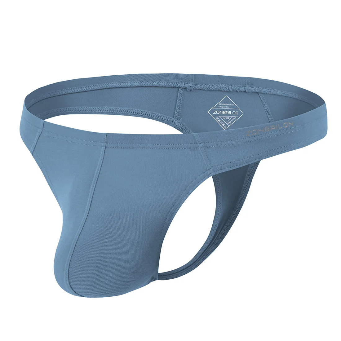 Mens Sexy G-Strings Bamboo Breathable Comfortable Men Underwear Jockstrap Low-waisted Thongs 10 Colors Size M-2XL