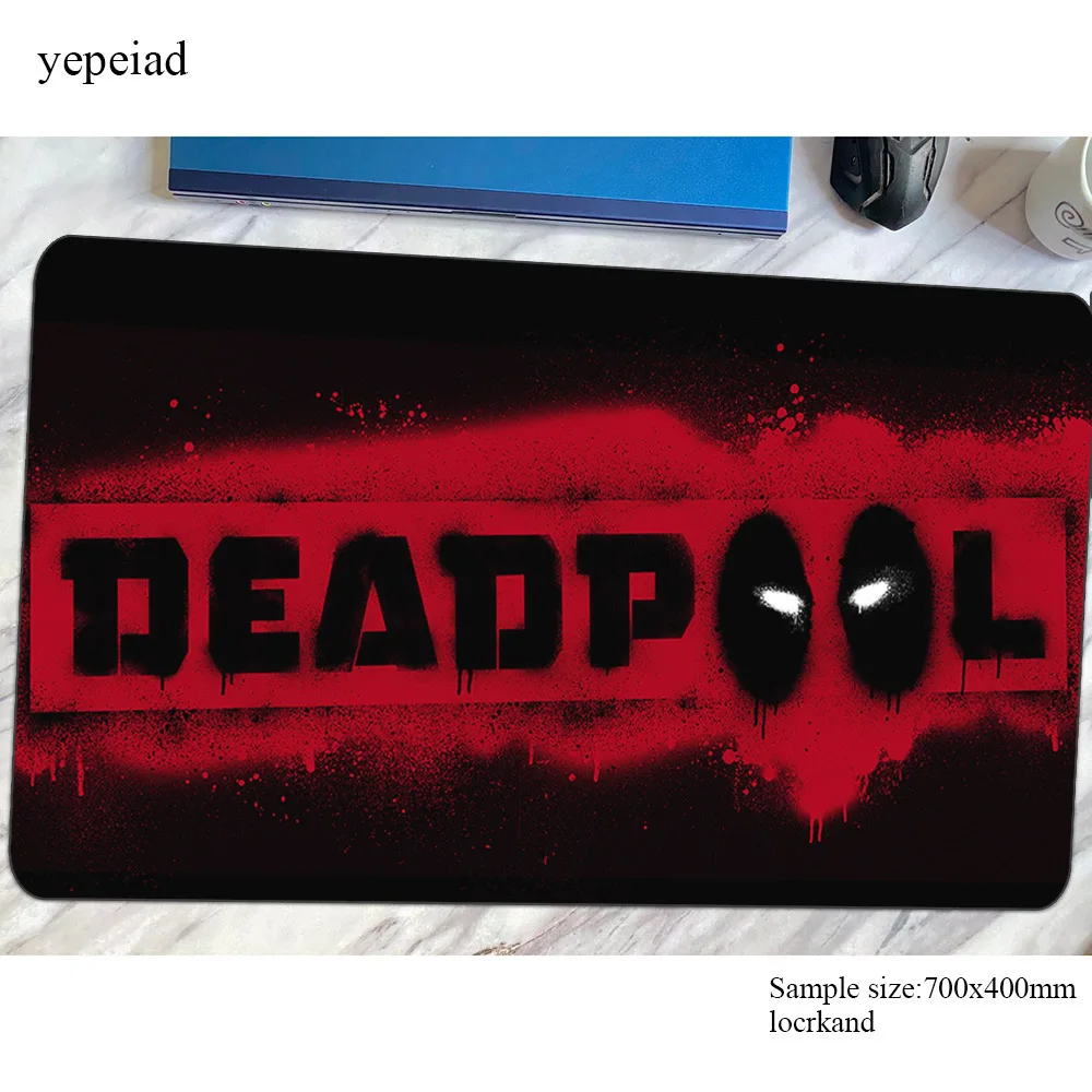 Deadpool mousepad best seller gaming mouse pad big gamer mat 800x400x4mm game computer desk padmouse keyboard L large play mats |