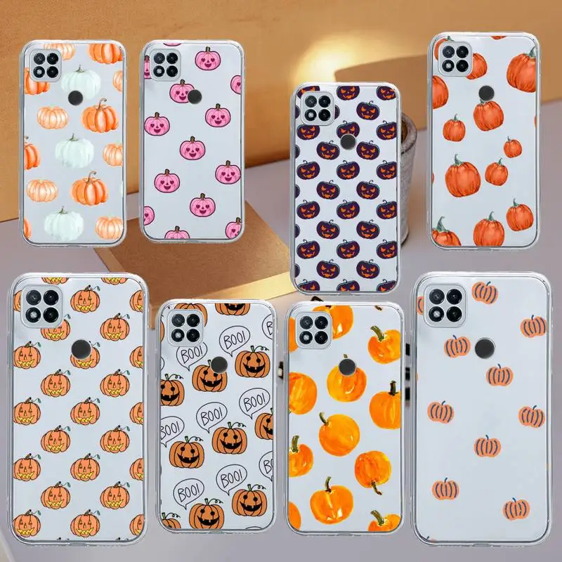 

pumpkin autumn Bumper harvest Phone Case Transparent for Xiaomi redmi note 8 9 10 11 t lite pro ultra mix 4 k40