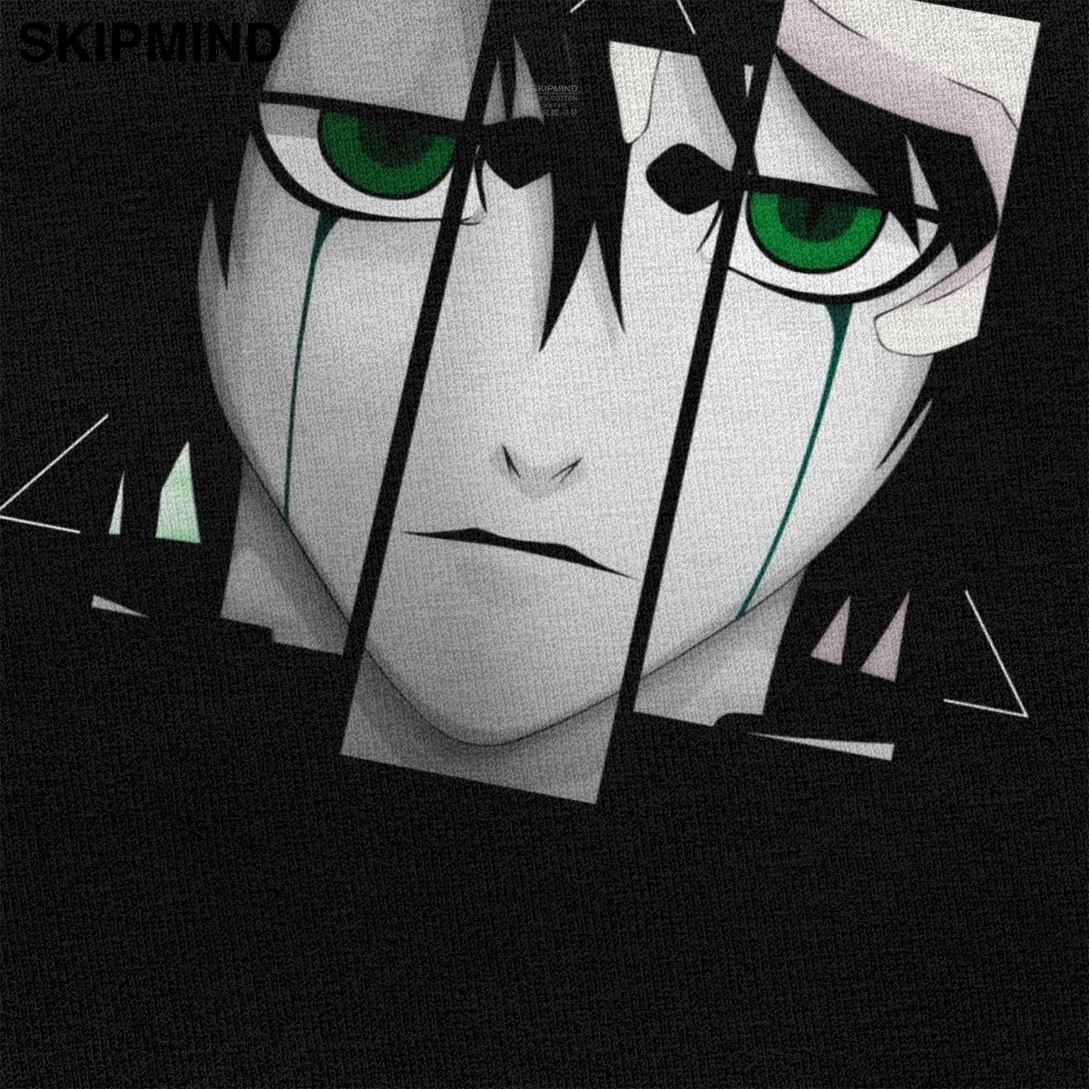 Мужские хлопковые футболки Ulquiorra Cifer с принтом манга отбеливающие крутая модная