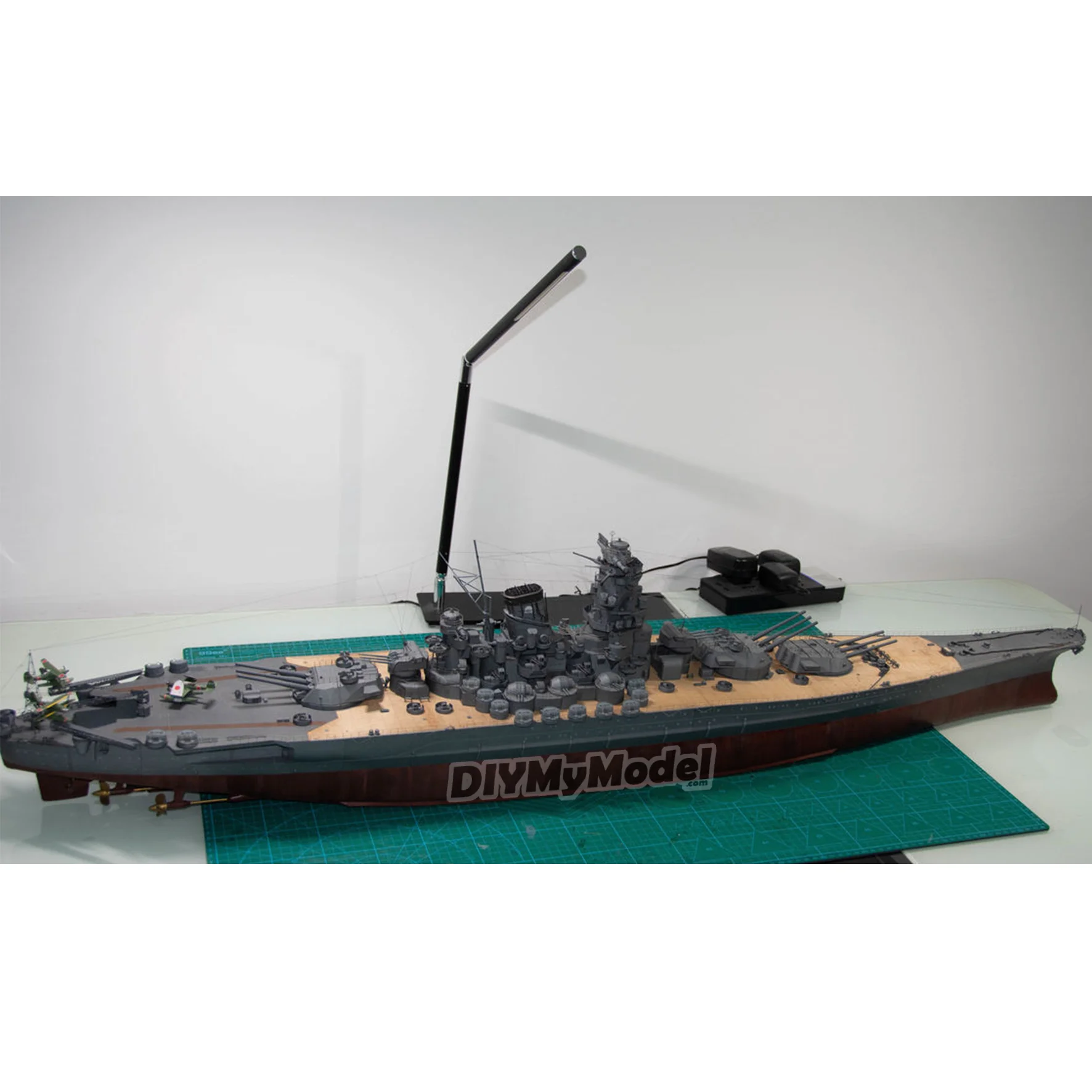 DIYMyModeI-Battleship de la Segunda Guerra Mundial de Jap&oacute;n, Yamato 1:200, BRICOLAJE, manualidades, Kit de papel, hecho a mano juguete, rompecabezas, regalo, utillaje de pel&iacute;cula-1
