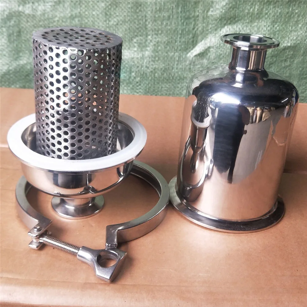 Тройной зажим 64 мм встроенный фильтр подходит для трубы с внешним диаметром 45/51