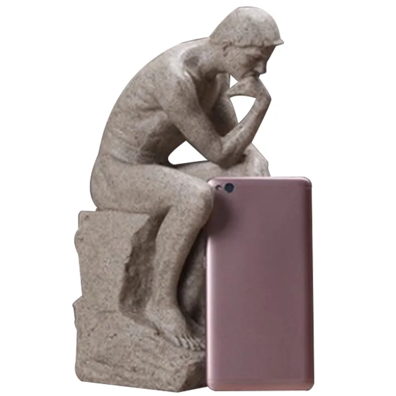 Rodin мыслитель статуя мужской фигура в Стиле Ню скульптура аксессуары для