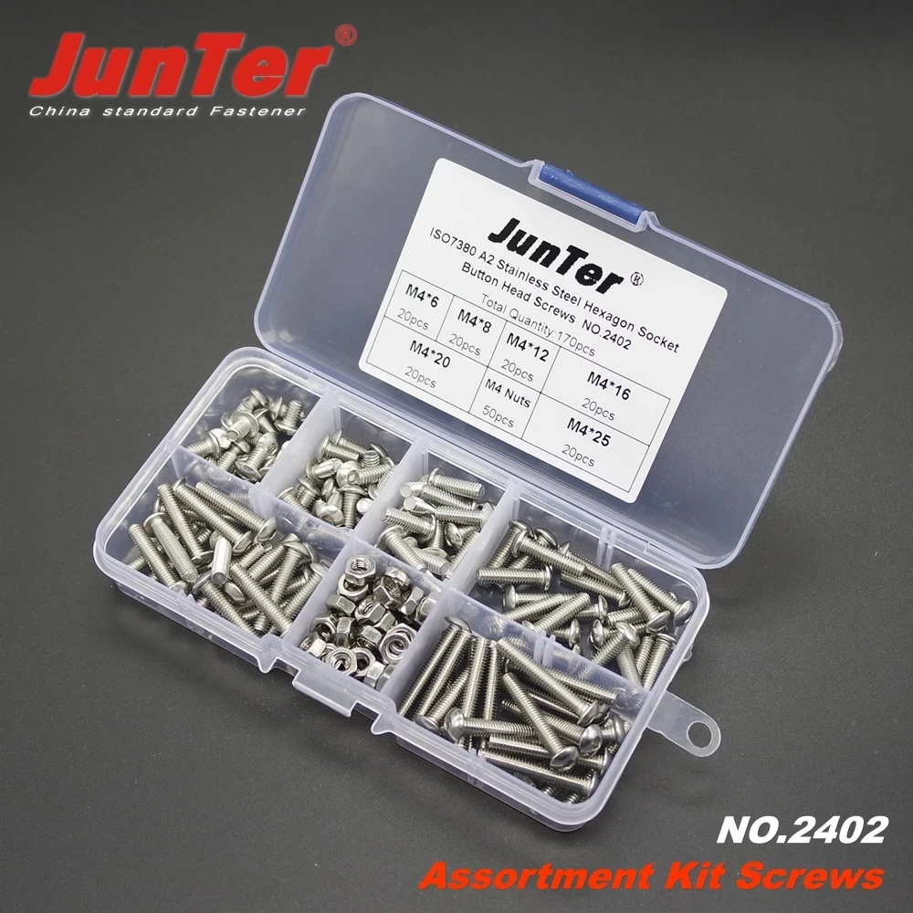 Высококачественные болты с шестигранной головкой M4 (4 мм) A2 из нержавеющей стали