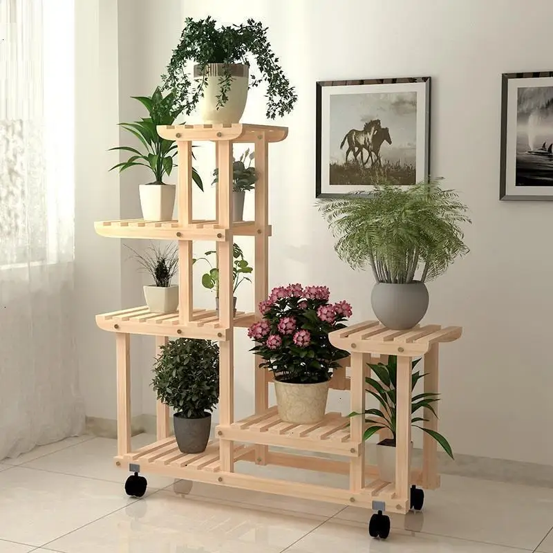 

Ladder Estanteria Macetas Mueble Estante Para Plantas Varanda Plantenrekken Rack Outdoor Dekoration Flower Shelf Plant Stand