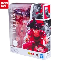 bandai shf anime dragon ball z joint movable kaiouken son goku red explosion gas effect collection model action figure toys